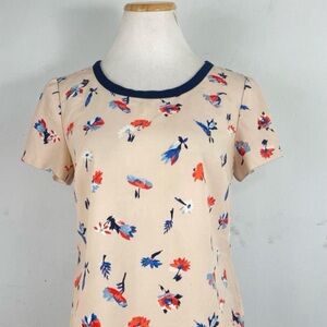 NEW TALBOTS Pattern shirt